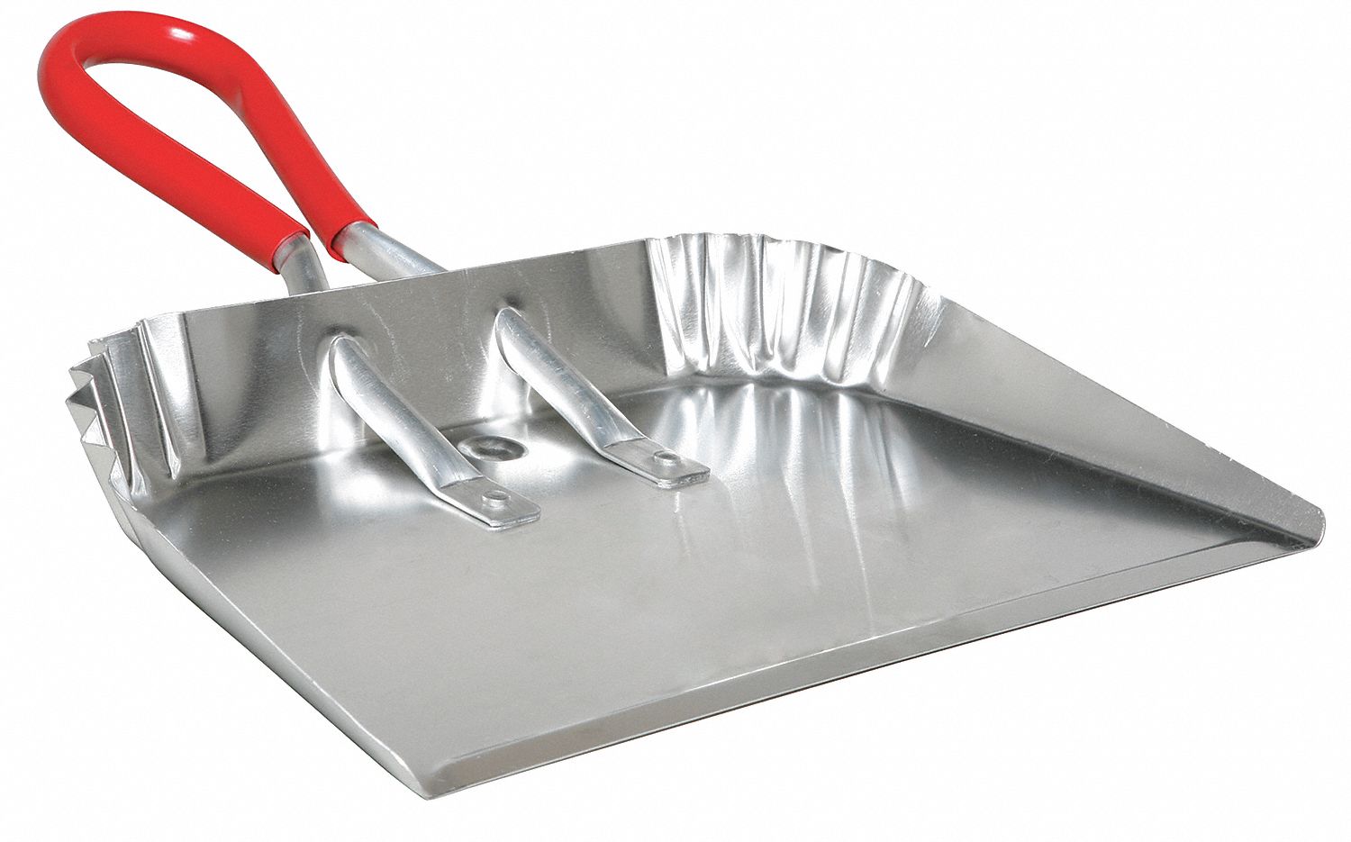 Hand Held Dust Pan, Aluminum, 17 In. W