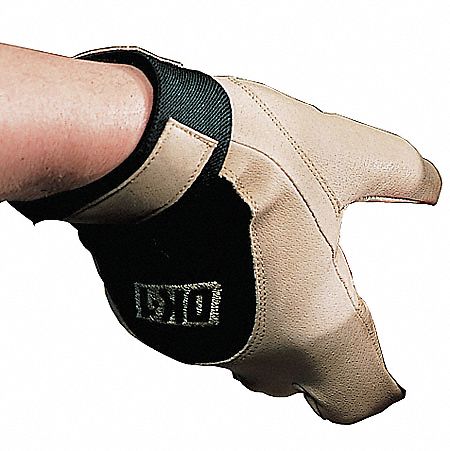 Anti-Vibration Glove, L, Tan, 