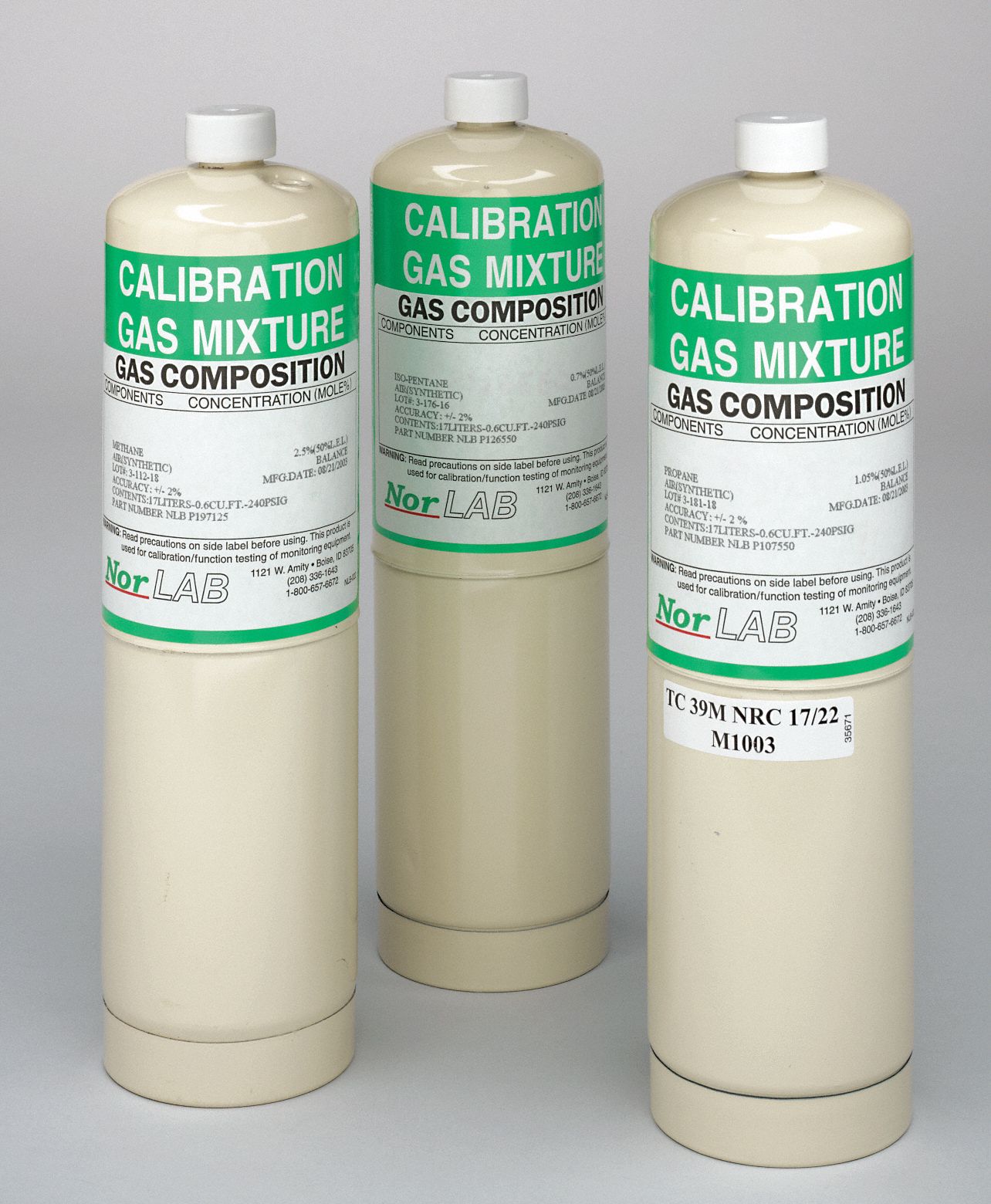 Calibration Gas Cylinder, 29L