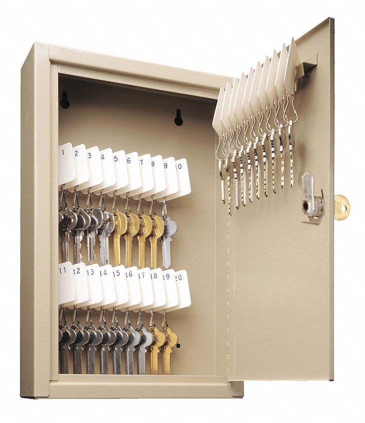 Key Cabinet, 12-1/8 In Height