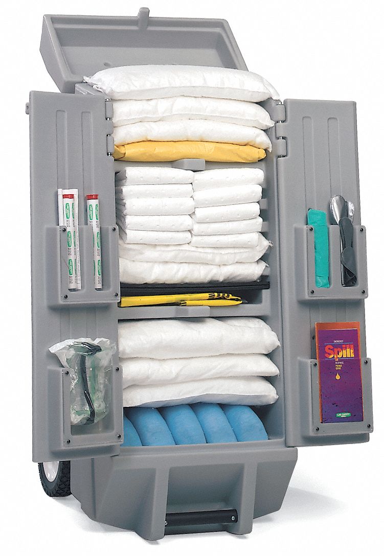 Spill Kit, 17 gal., Universal, Tool Kaddie