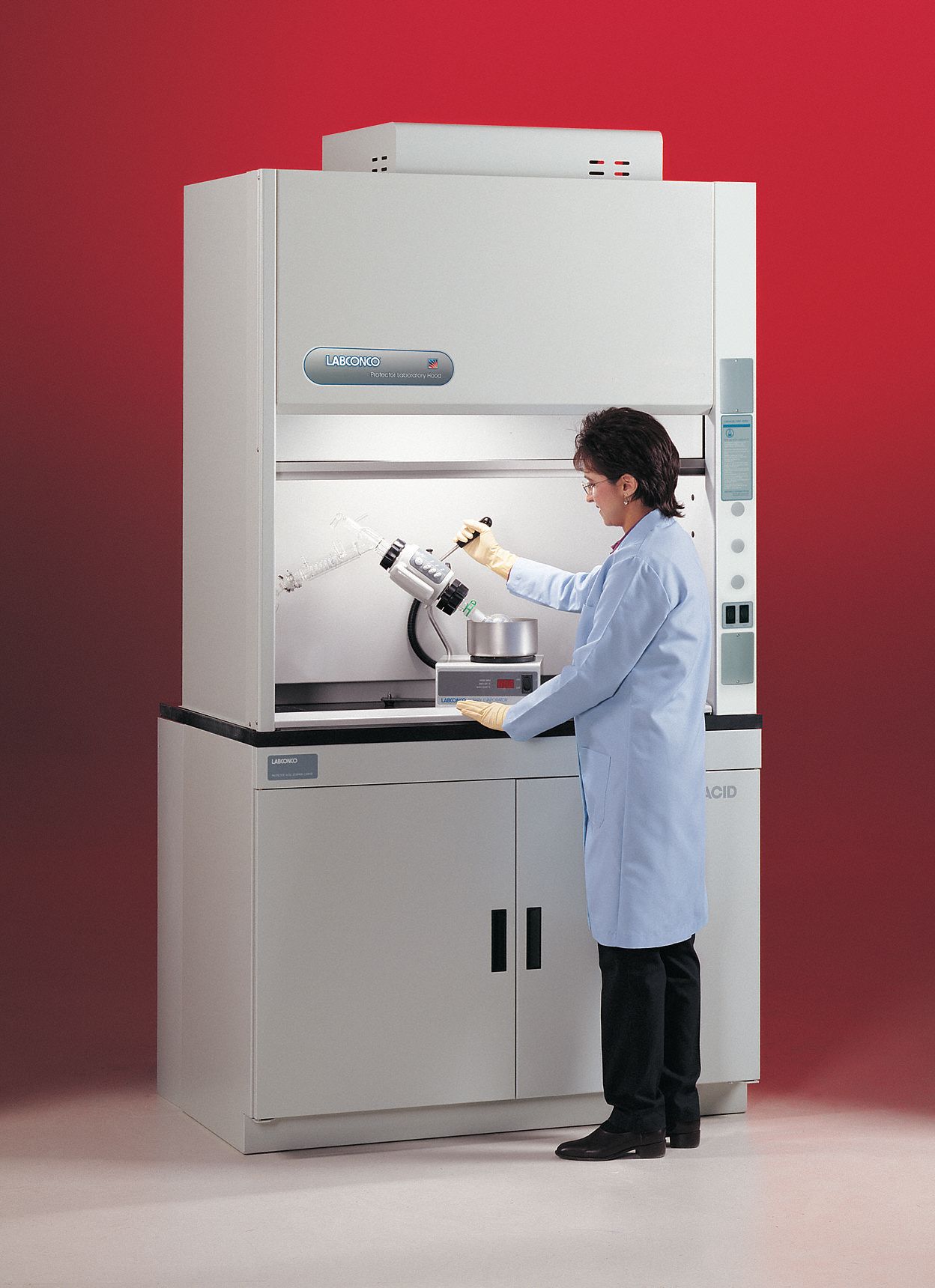 Lab Hood, 53 In H, Wht