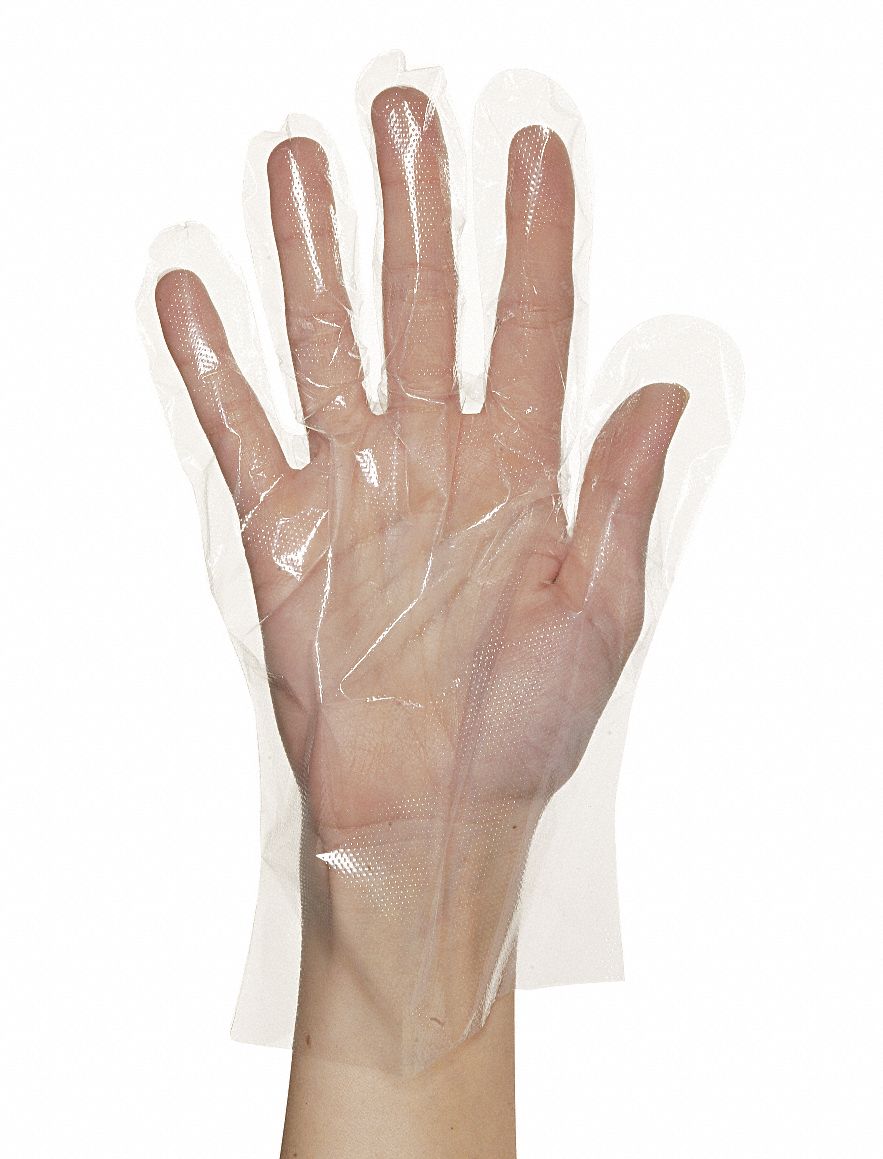 Disp. Gloves, Polyethylene, Clear, PK100