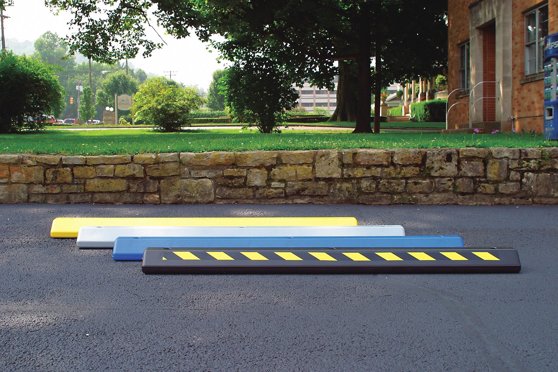 Parking Stop, Black/Yellow