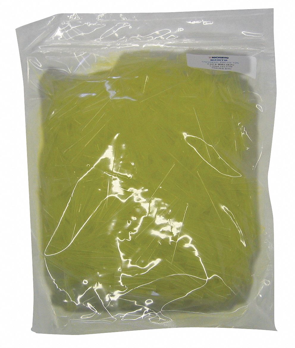 Pipette, Tip 2-200uL, Yellow, PK1000