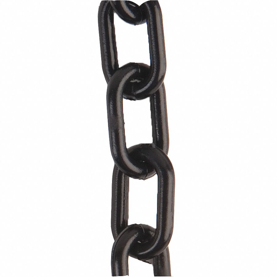 Plastic Chain, Black, 3 in x 300 ft