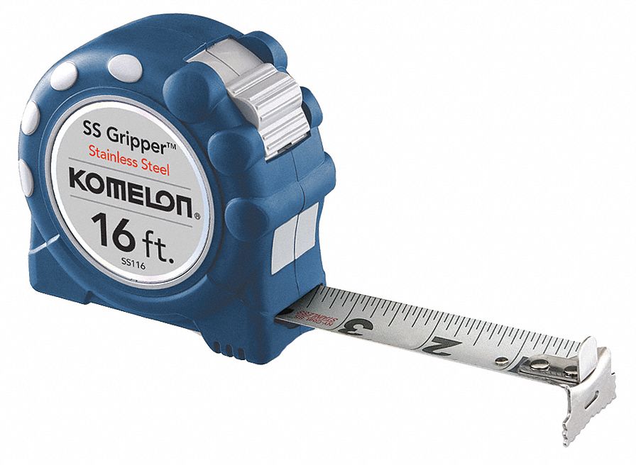 TAPE MEASURE STAINLS STL 1X16