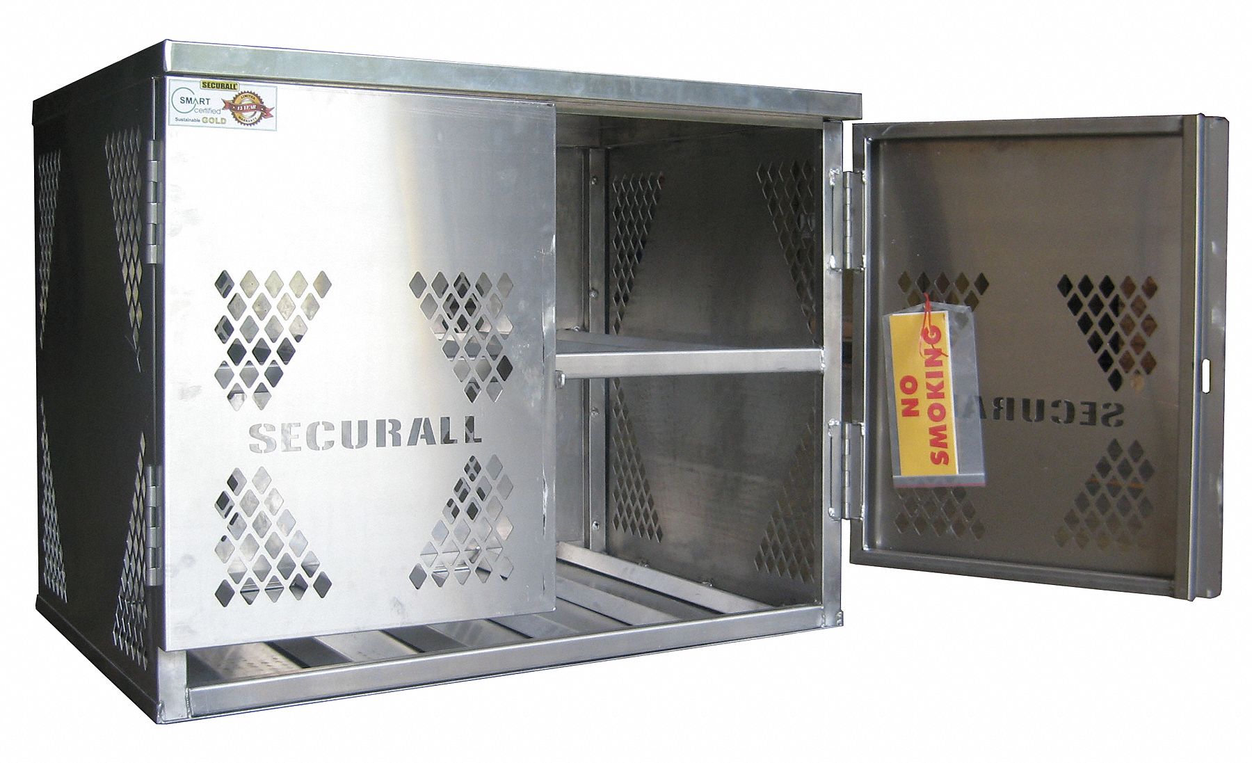 Gas Cylinder Storage Cabinet, 6 Cylinder
