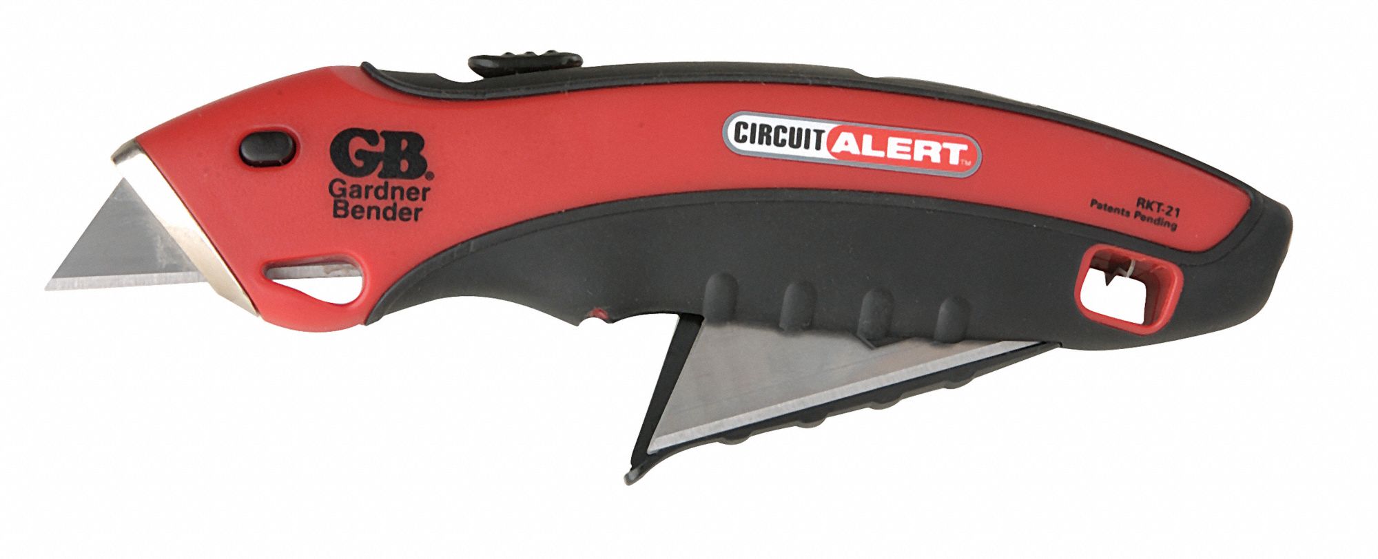 Utility Knife, Volt Sensing, 10-3/4 In, Red