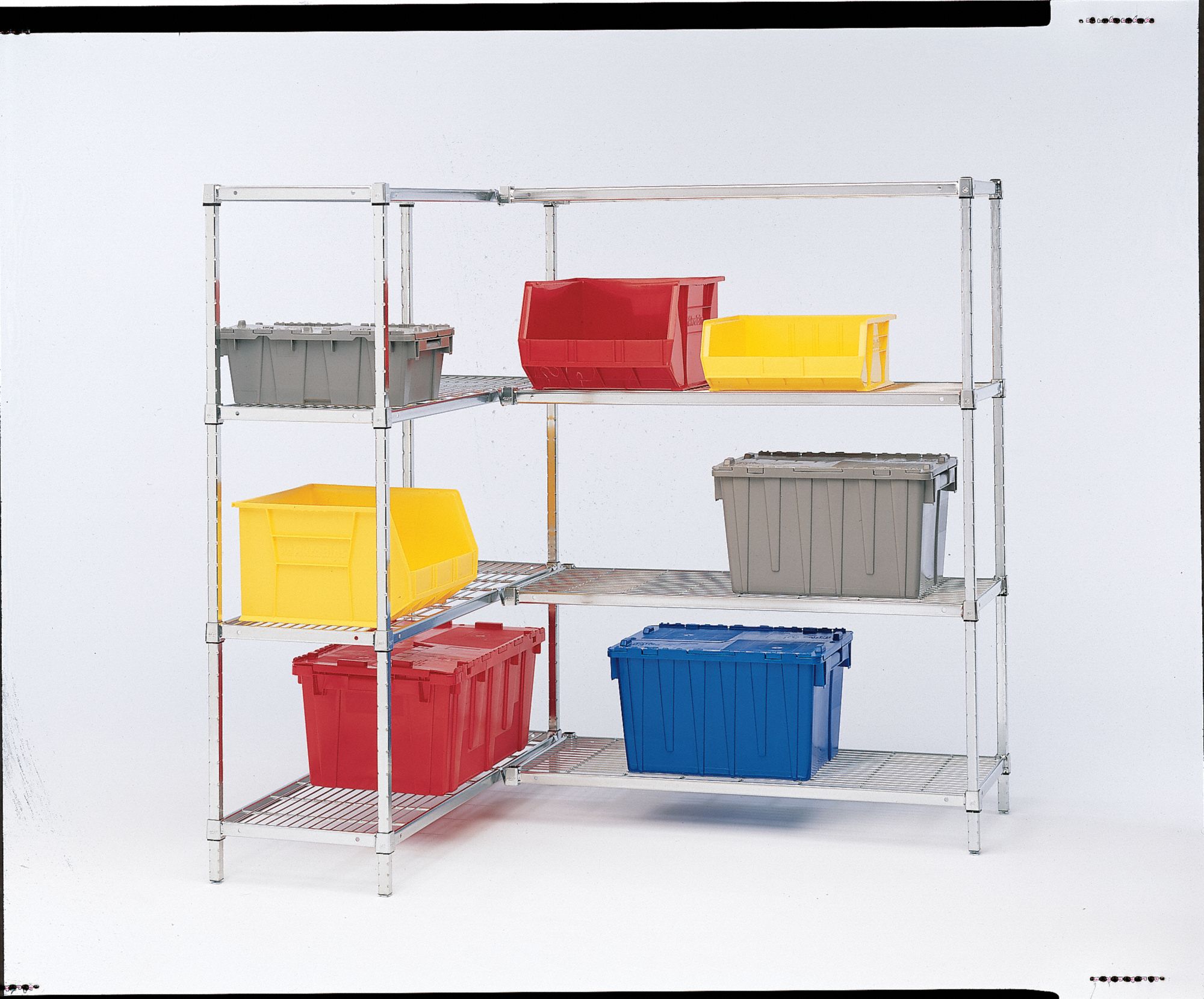 Wire Shelving Unit, Strter, 1000 lb., Steel