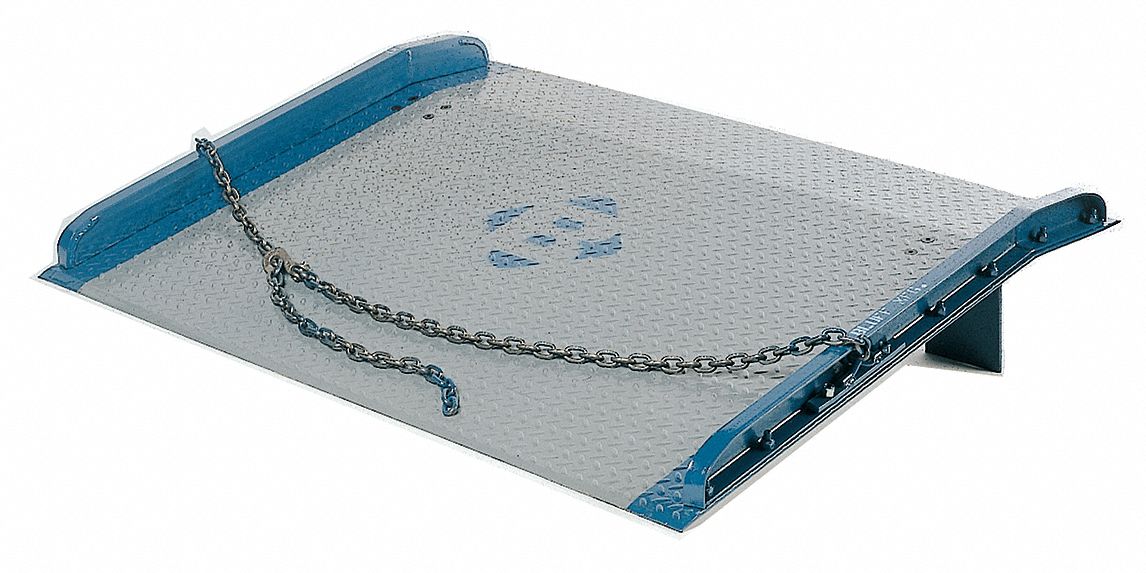 Steel Dock Board, 10000 lb, 72 In x 72 In