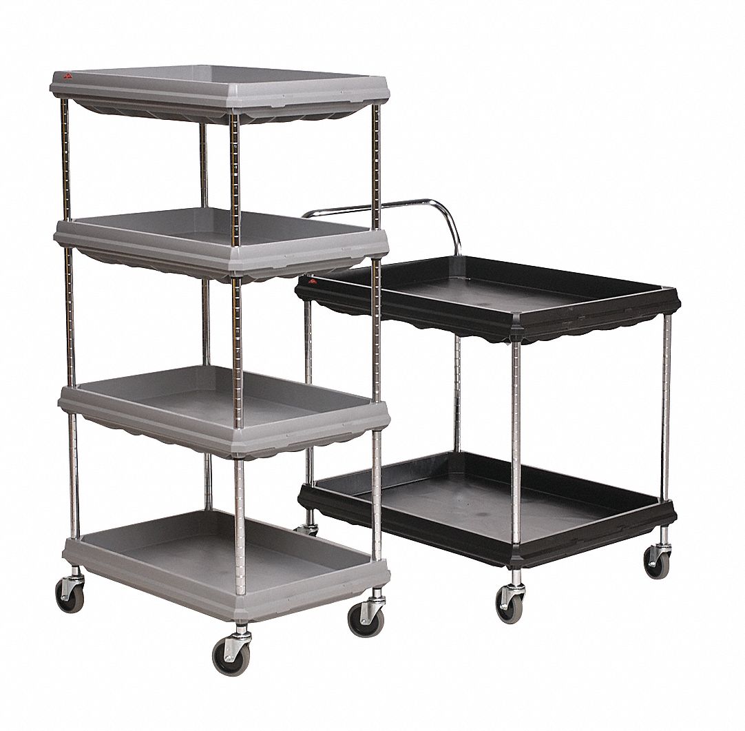 Utility Cart, 300 lb. Load Cap., PE