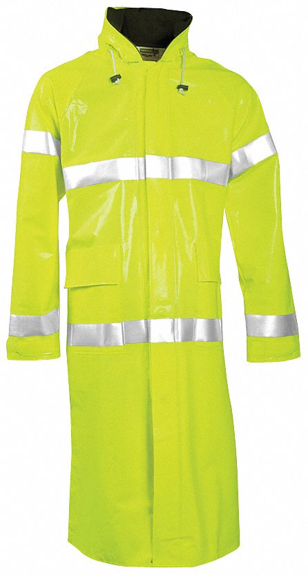 Arch Flash Rain Ct W/Hd, XL, HiVis Lm Ylw