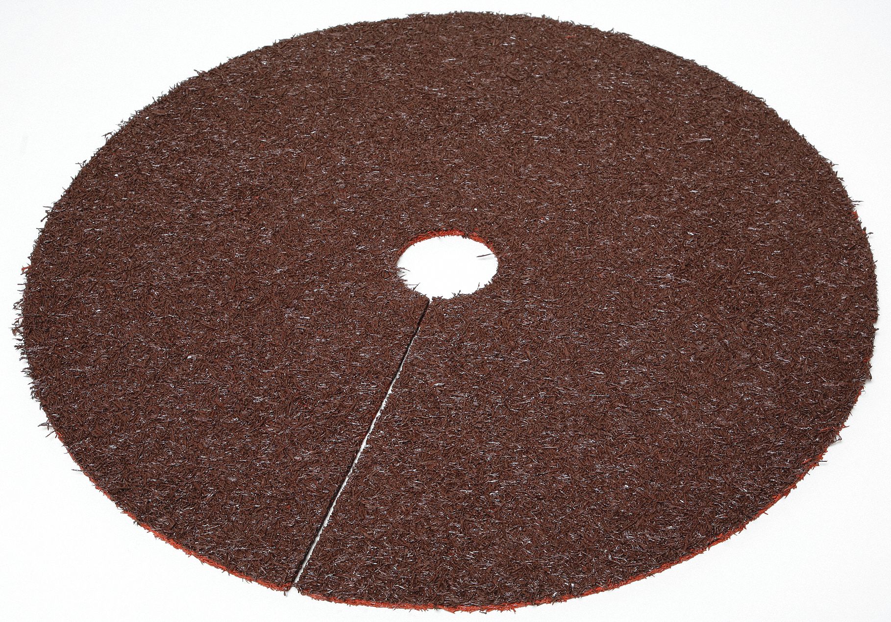Rubber Mulch Tree Ring, Brown/Red