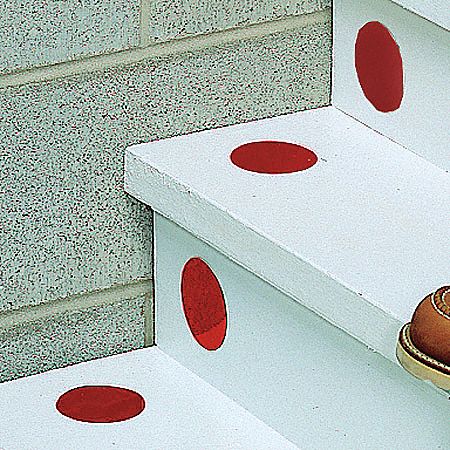 Reflective Marking Tape, Dot, 4In D, PK50