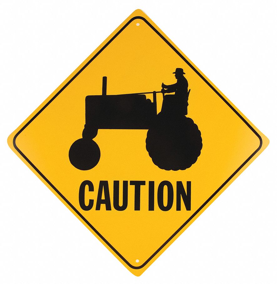 Traffic Sign, Machinery, 18 x 18In