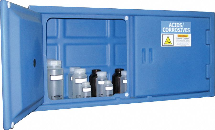 Corrosive Safety Cabinet, 19 In. H
