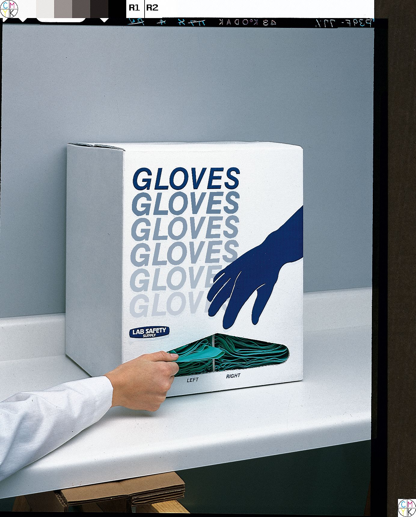 Disposable Gloves, Nitrile, 10, Green, PK100