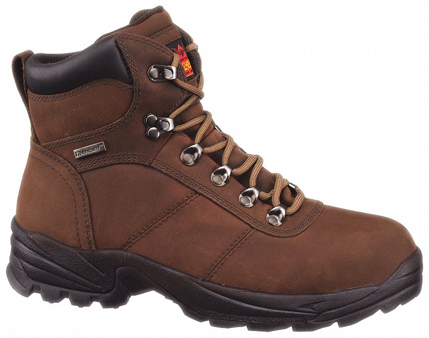 Hiking Boots, Stl, Mn, 7-1/2, Brn, 1PR