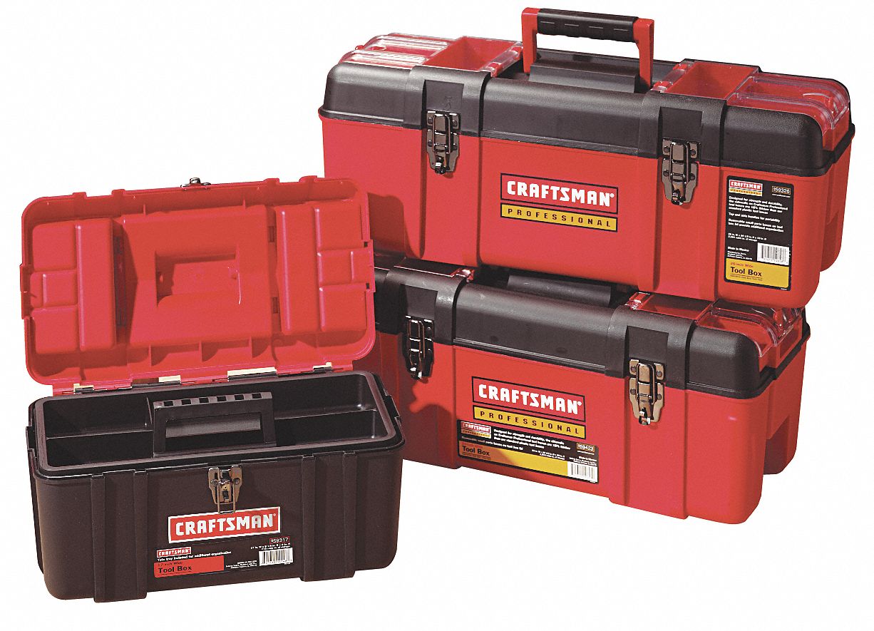Tool Box, 10Hx23Wx10 1/2D