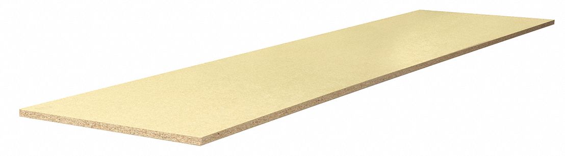 Decking, Particleboard, 96 In x 18 In
