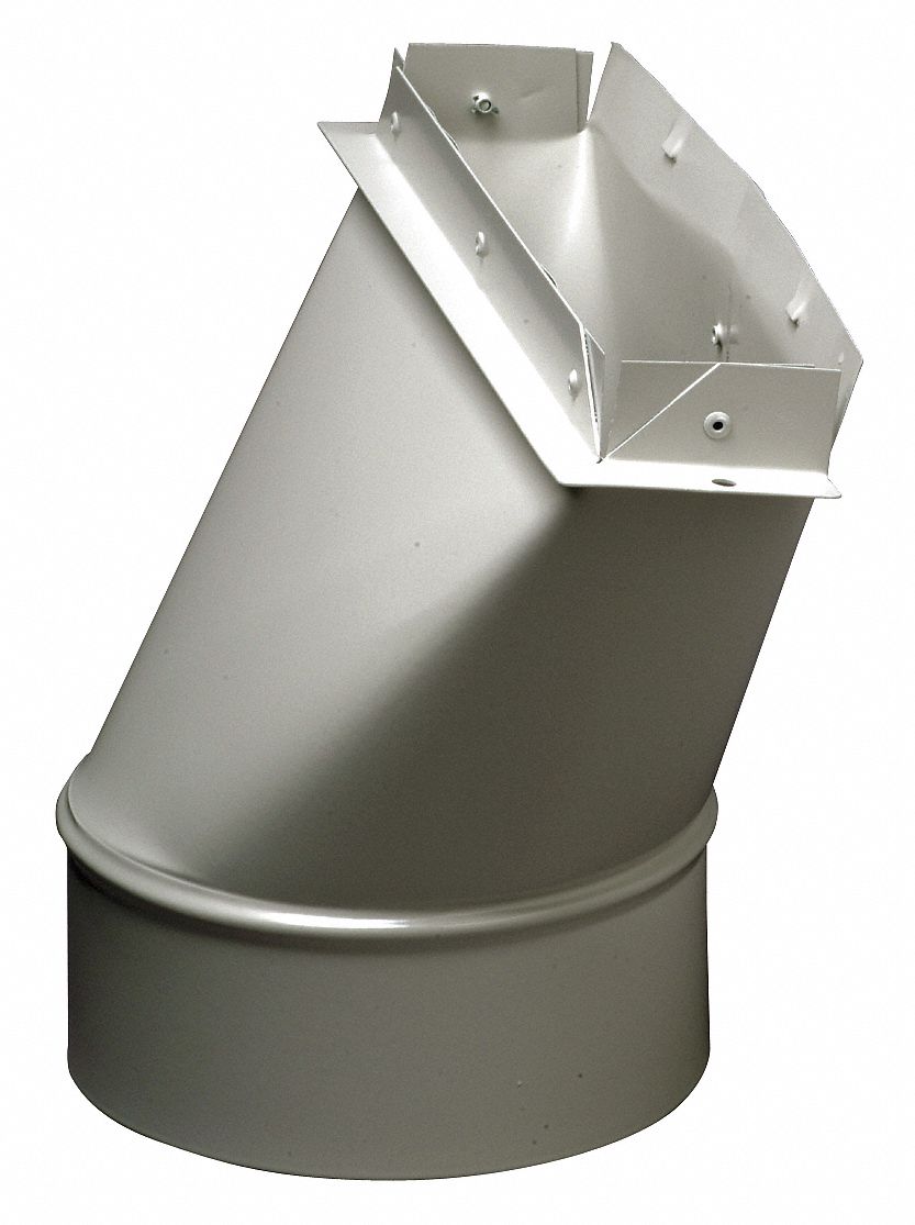 Upper Exhaust Transition Adapter, 6In Dia