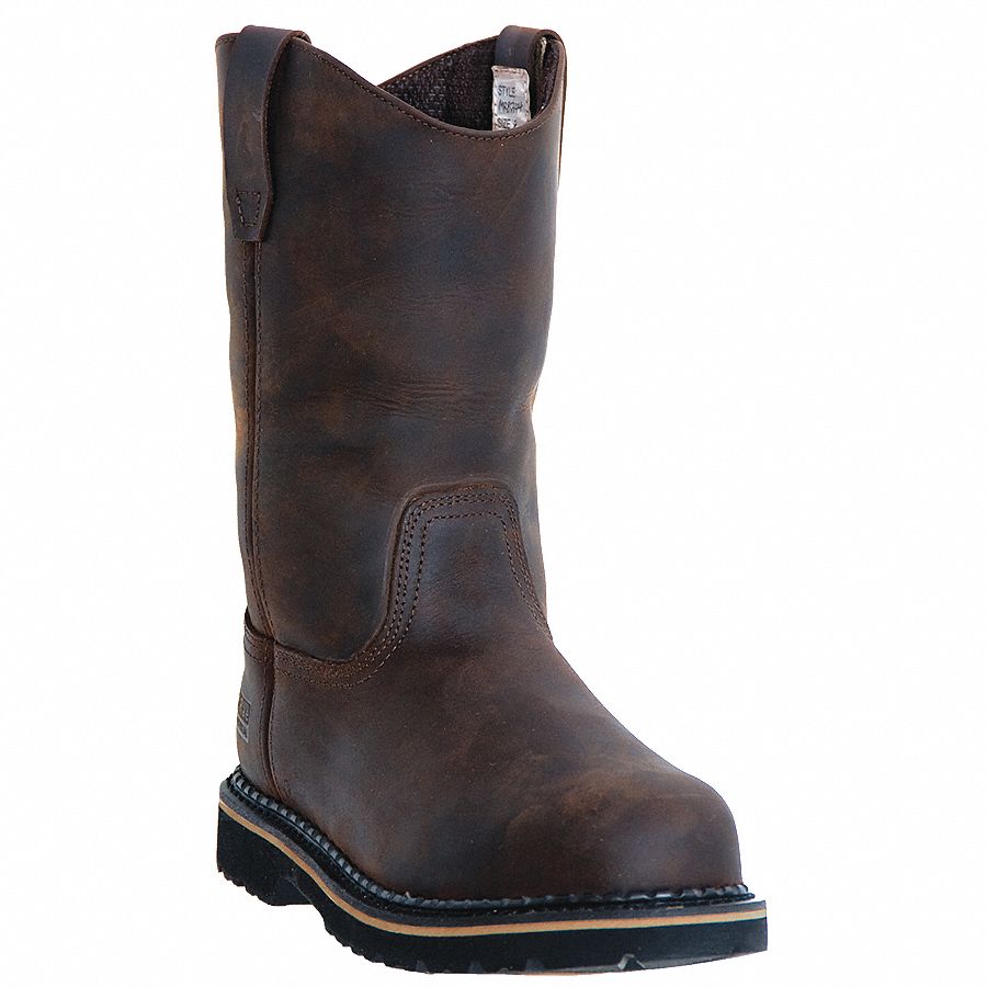 Wellington Boots, Pln, Mens, 8, Brown, 1PR