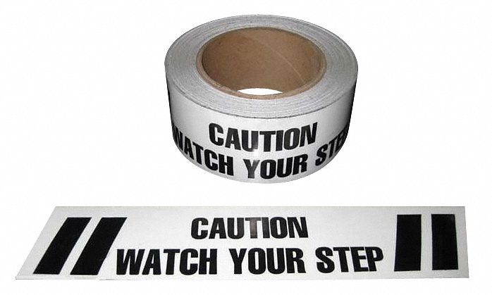 Stair Tape, Black/Ivory, 2 In x 60 ft.
