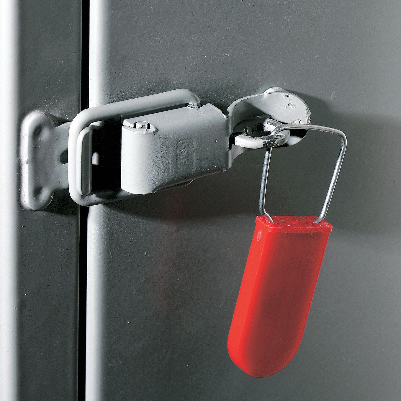 Padlock Seal, Straight Hasp, Yellow, Pk 100