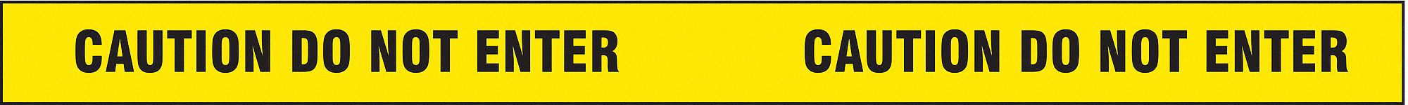 Barricade Tape, Yellow/Black, 500ft x 3 In