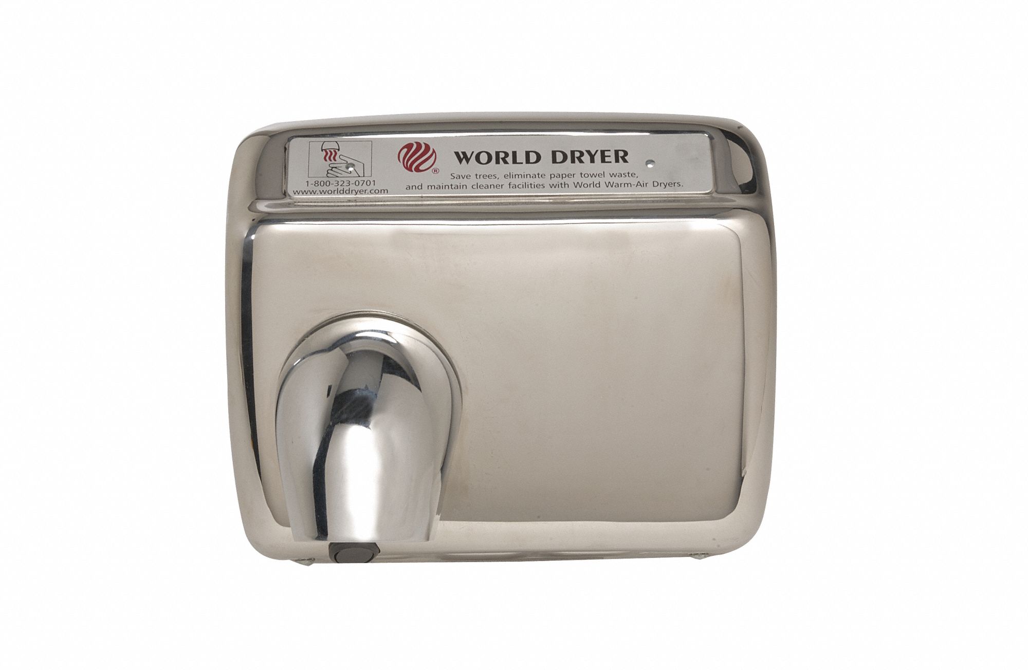 Hand Dryer, 115, Stainless Steel