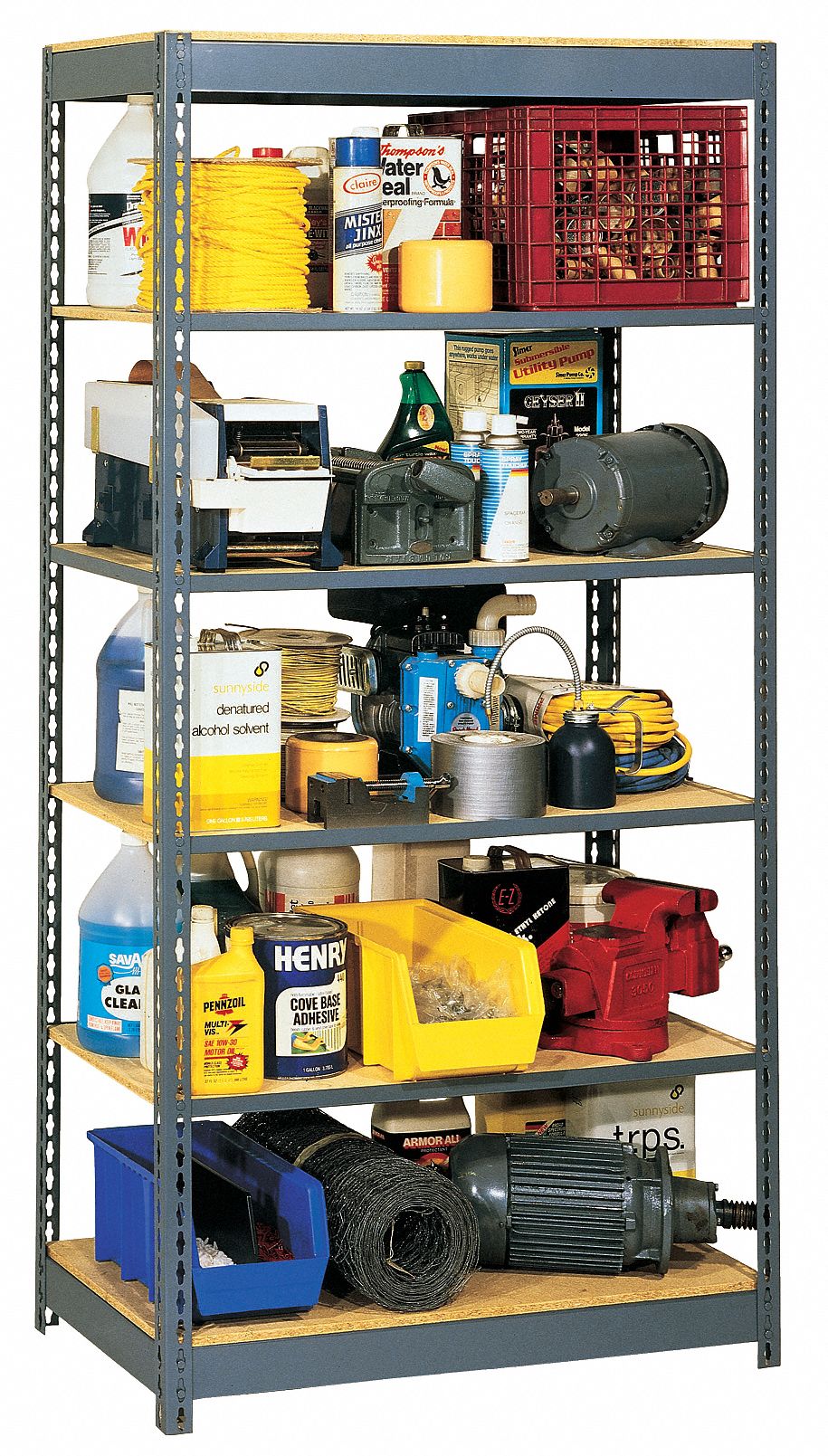 Rivet Lock Shelf, 84x36x18