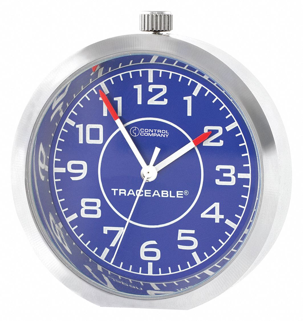 Mini Clock, 1.6 In x  0.3 In