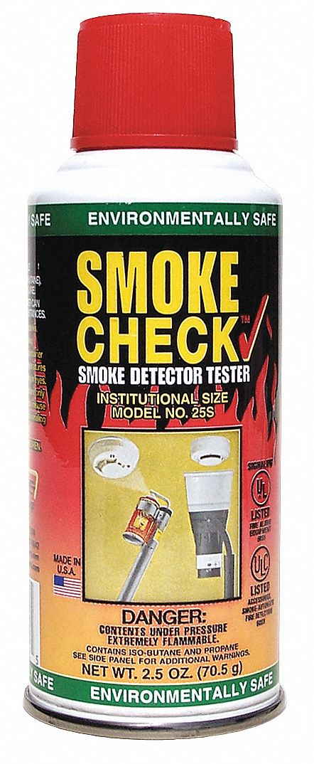 Smoke Detector Tester, 2-1/2 Oz. Spray