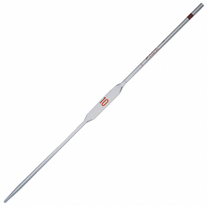Pipette, Volumetric, Glass, White, 5mL, 6pk
