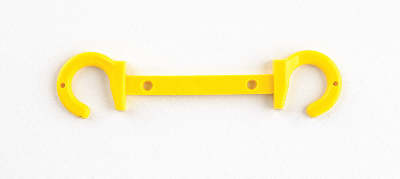 C-Hook, Heavy Duty, 3 in, Red, PK10