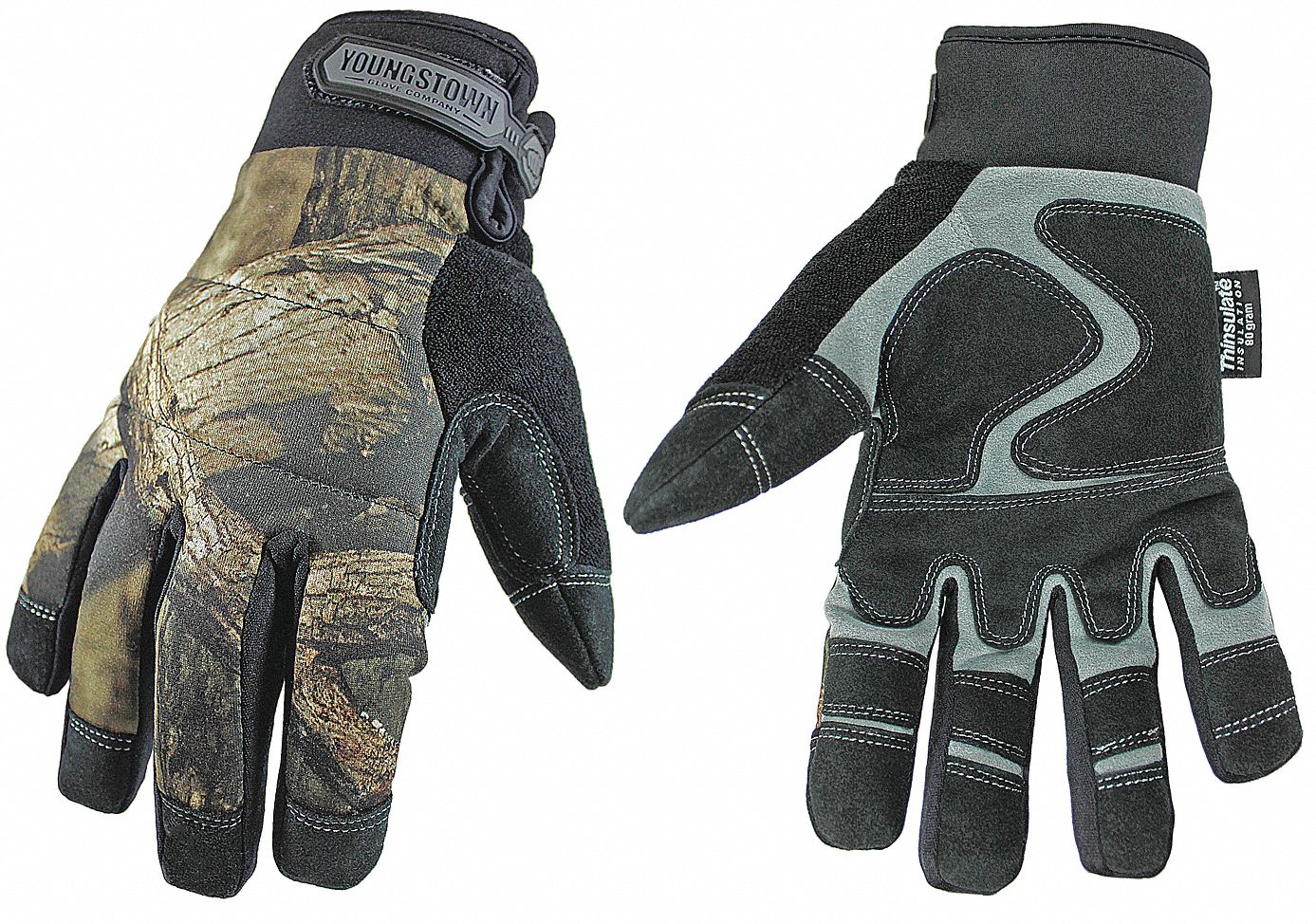 Cold Protection Gloves, XL, Camouflage, PR