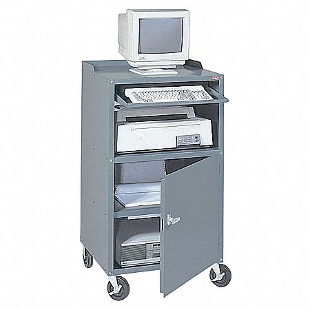 Computer Cabinet, Mobile, Gray