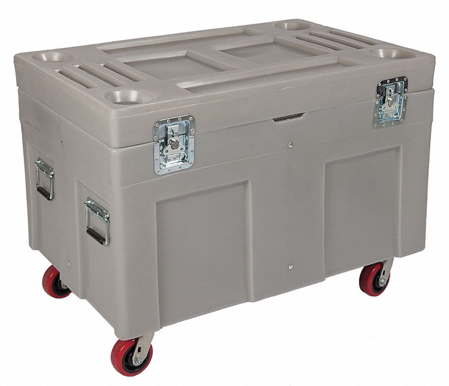 Poly Site Box, Gray, 15 cu. ft., 45 In.