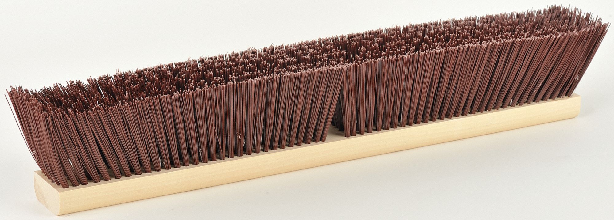 Push Brm, Brown Styrene, Swpng, 24In OAL