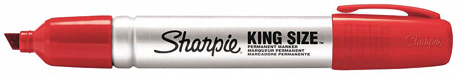 Felt Tip Marker, Red, Water Restnt, PK 12