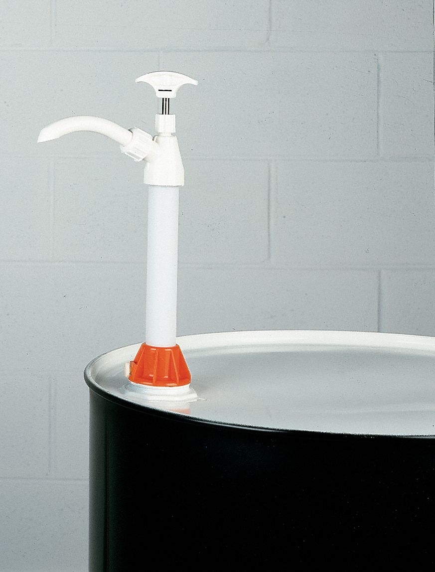Drum Pump, Nickel-Plated/Nylon, 8oz/Stroke