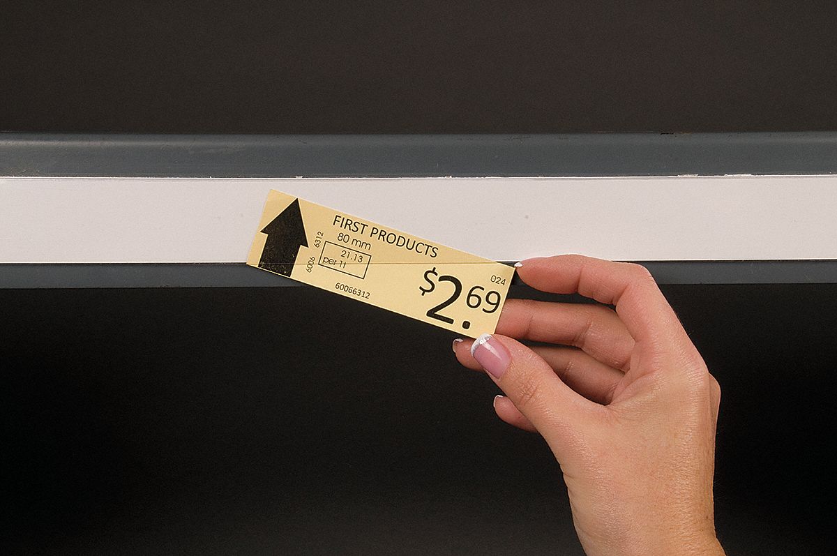 Label Holder, Self-Adhesive, 3/4x48, PK6