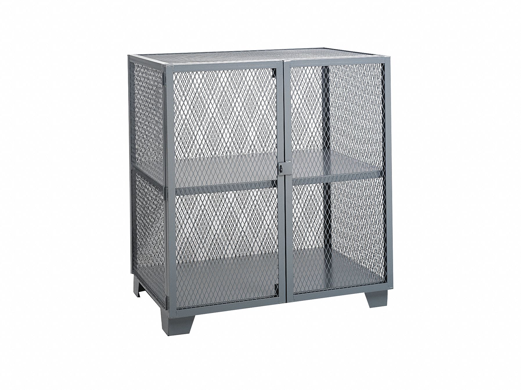 Mesh Security Cabinet, Yellow