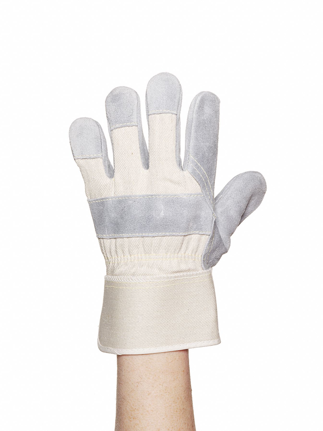 Leather Drivers Gloves, White, S, PR