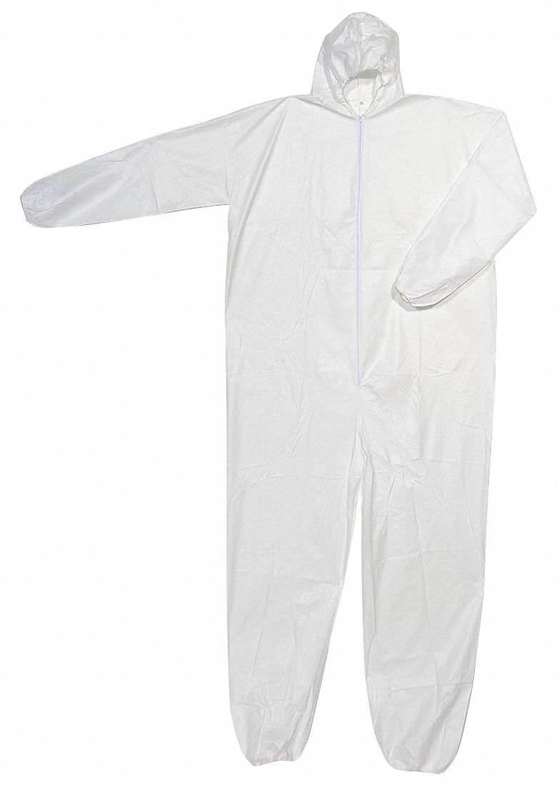 Hooded Polyolefin, White, Boots, 2XL