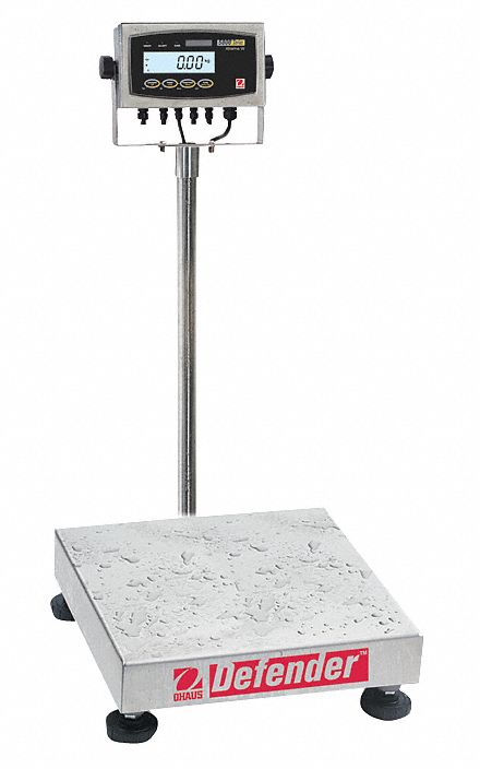 Wshdwn Bnch Scale, SS Pltfrm, 500 lb. Cap.