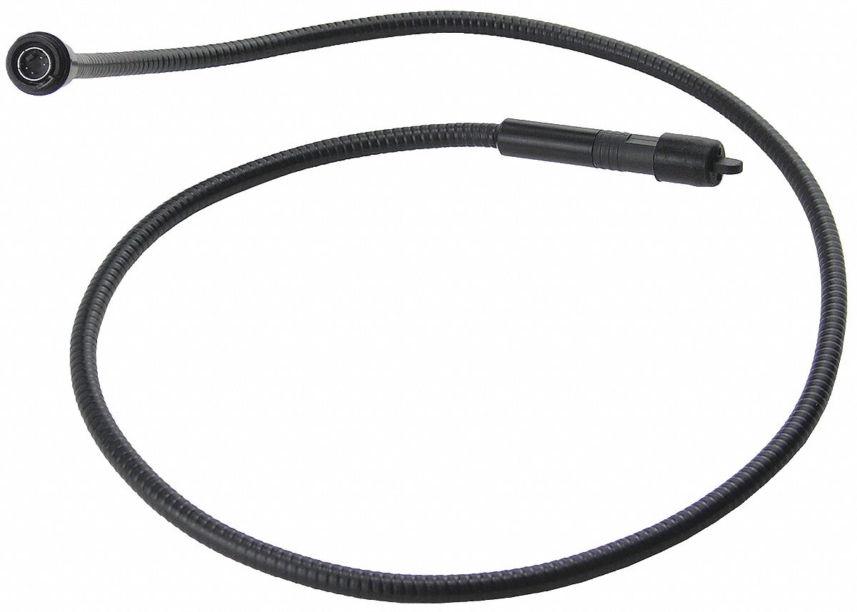 Camera Head with Cable, 12mm, 3.3 ft Long