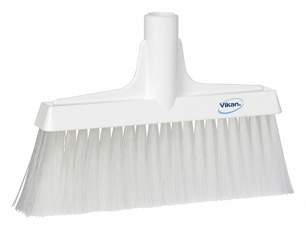 Synthetic Lobby Broom, White, 9-1/2 In
