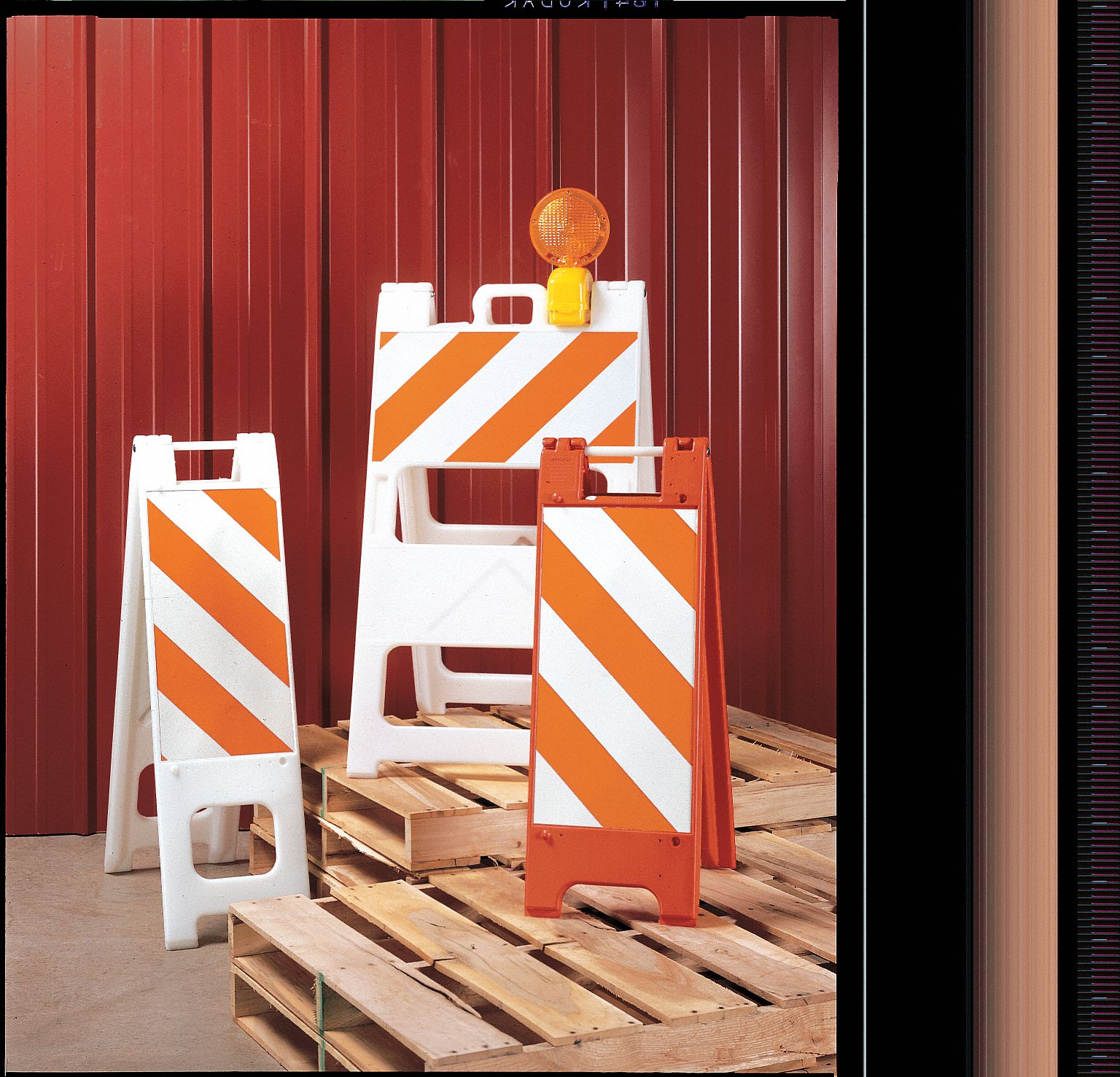 Folding Barricade, Orange